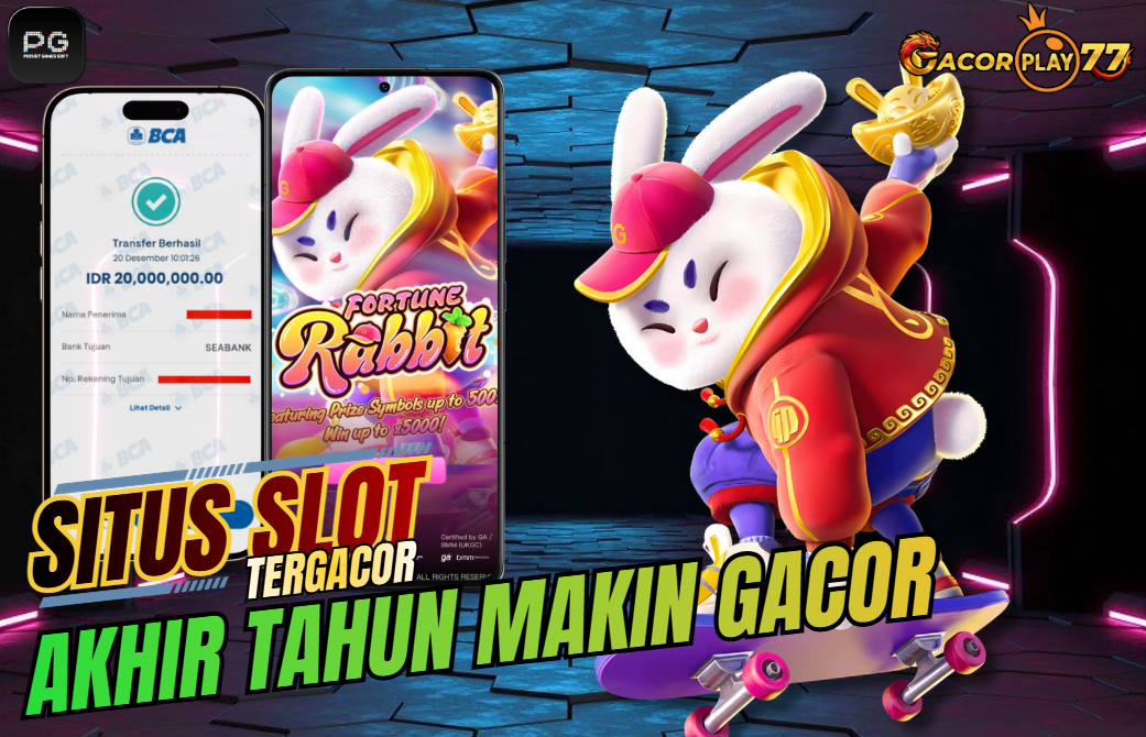 Selamat kepada user id : i*a Wede Rp 20.000.000 di Game FORTUNE RABBIT PG SOFT Cair Gk Sampe 1 Menit! Menang Mudah di Gacorplay77